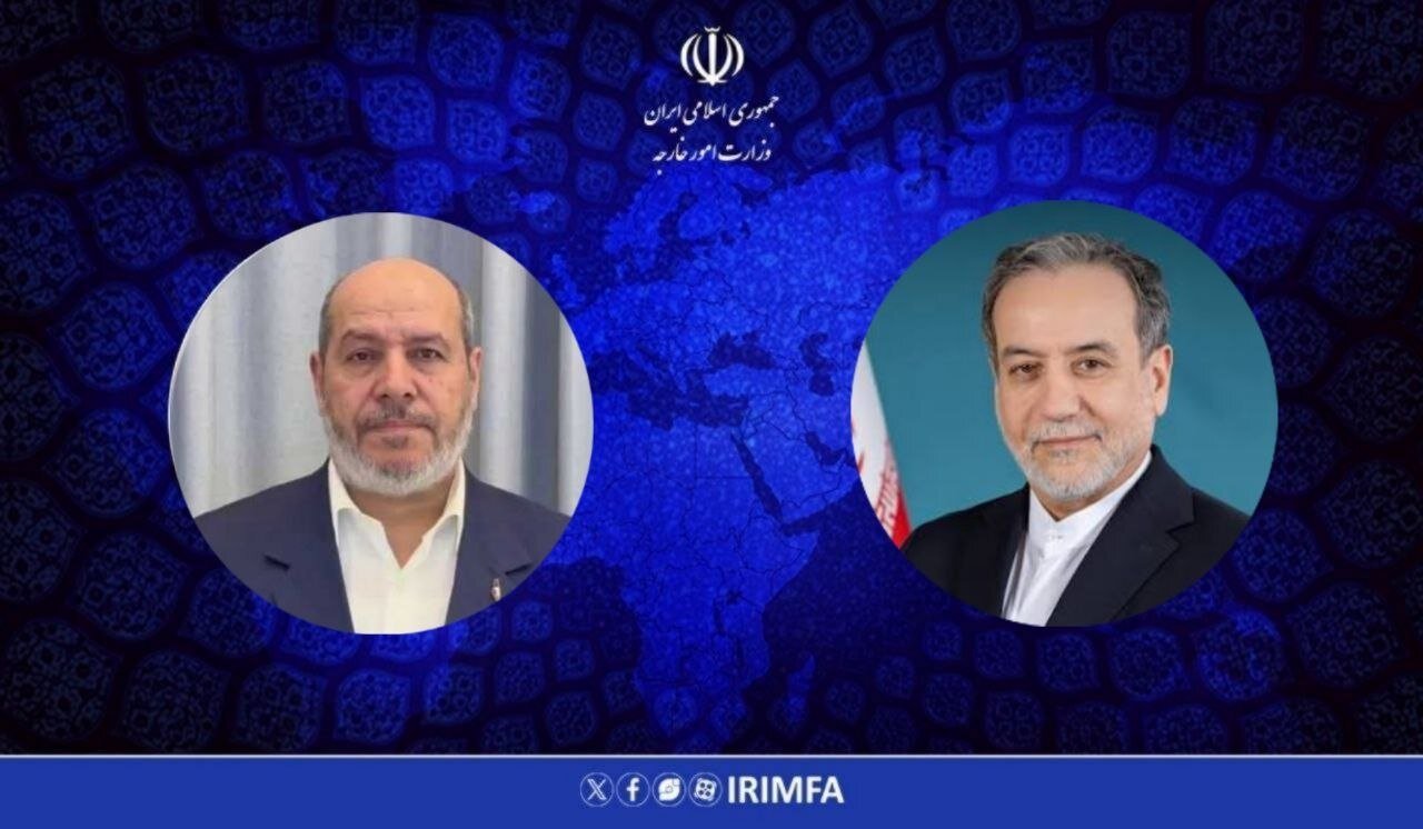 عراقچی به خلیل الحیه تبریک گفت عراقچی به خلیل الحیه تبریک گفت